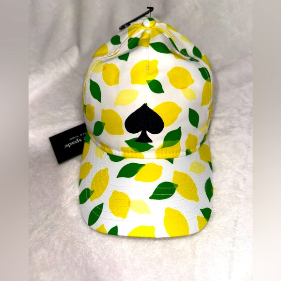 kate spade Accessories - Kate Spade New York Lemon Toss Baseball Cap Hat New! NWT